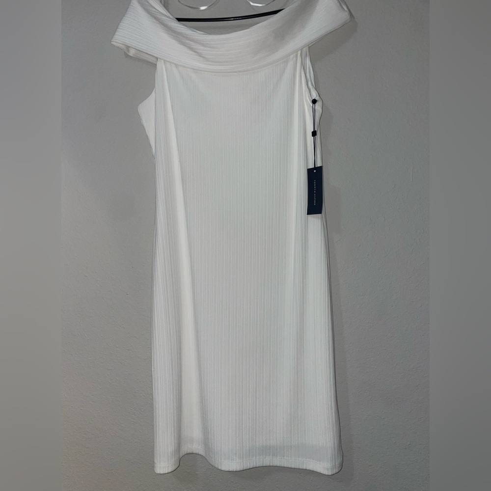Tommy Hilfiger White Midi Dress